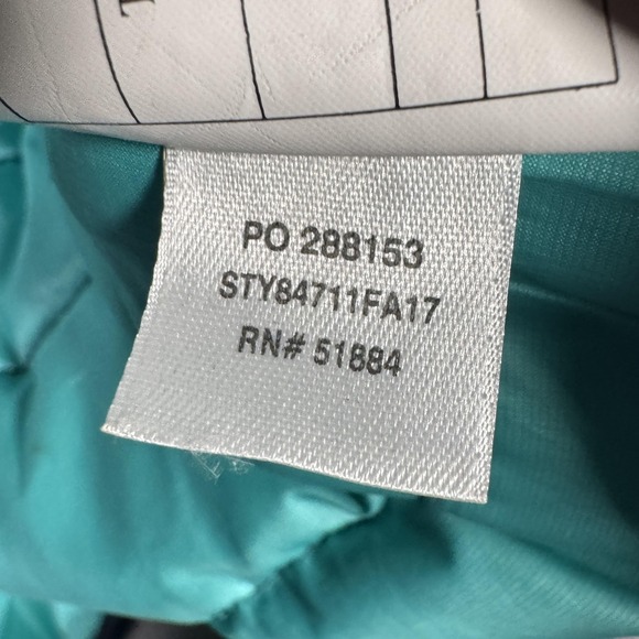 Patagonia Jacket Womens Small Blue Down Sweater Hoody Puffer Coat *FLAWS - Picture 8 of 15